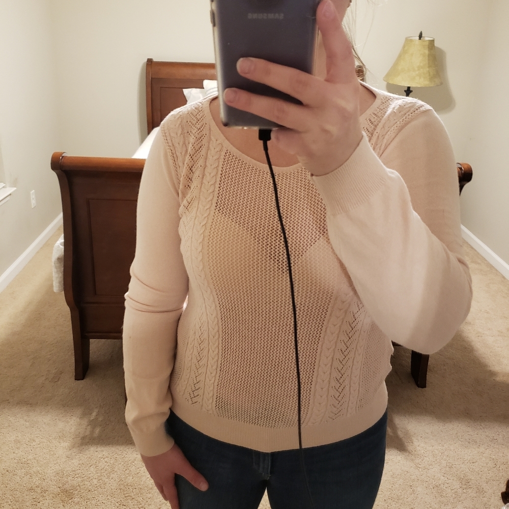 Pink sweater